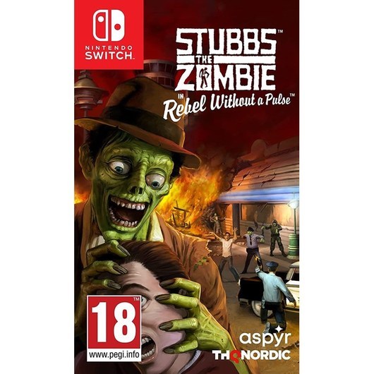 Stubbs the Zombie in Rebel Without a Pulse - Nintendo Switch - Action / äventyr