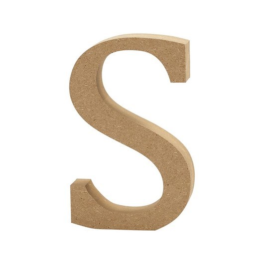 Creativ Company Letter S MDF 8cm 1pc.