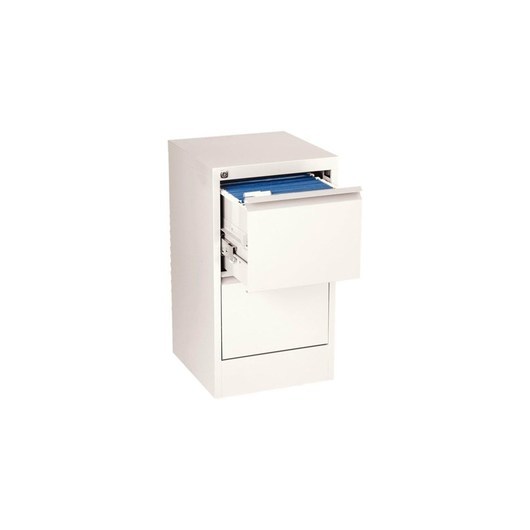 Esselte Vertical filing cabinet - 2 drawers - steel - white