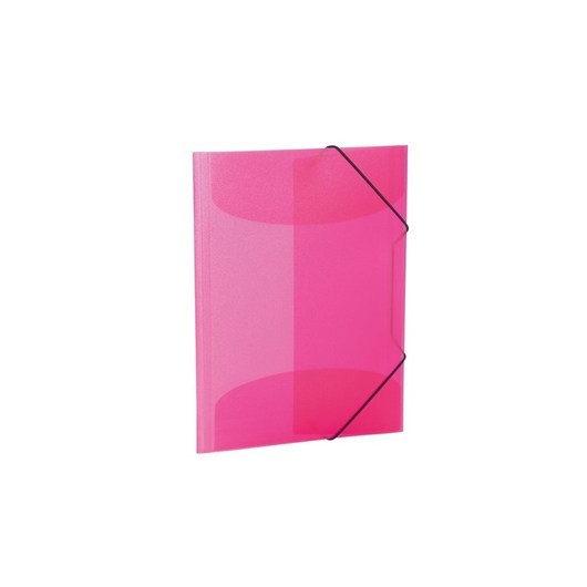 HERMA Elasticated folder A4 PP translucent pink
