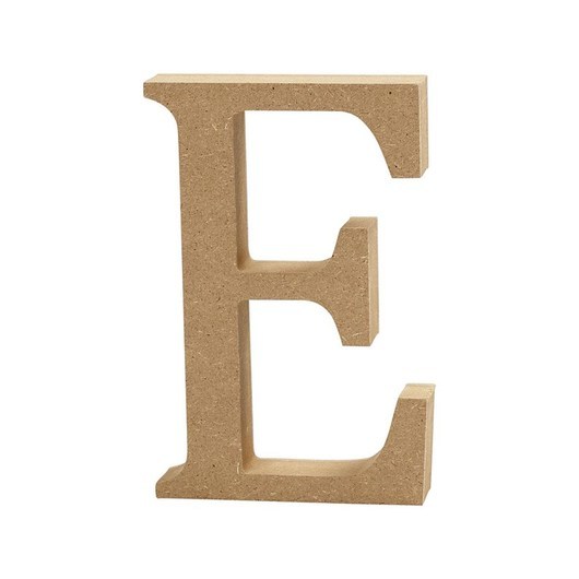 Creativ Company Letter E MDF 13cm 1pc.