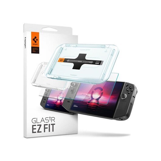 Spigen Glass tR EZ Fit 1 Pack - Lenovo Legion Go - Accessories for game console