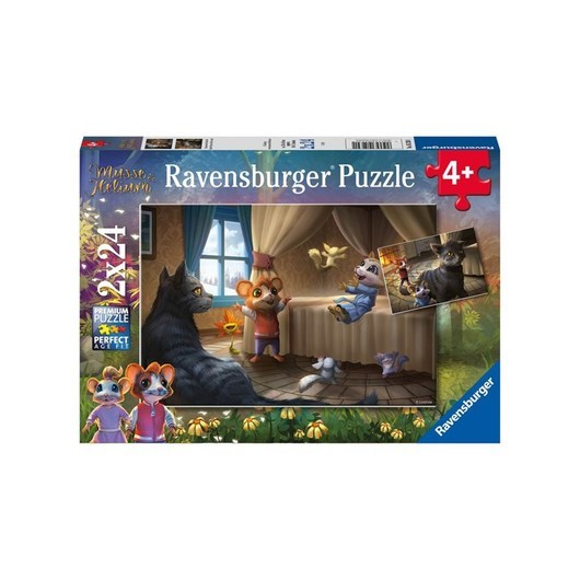 Ravensburger Musse &amp; Helium: Inside Princess Frah's Castle 2x24p