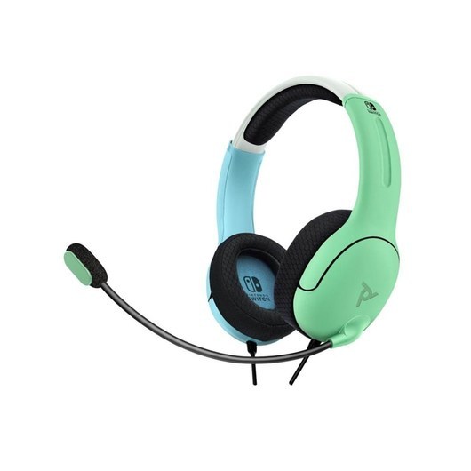 PDP LVL40 Wired Stereo Gaming Headset: Aloha Blue &amp; Green - Headset - Nintendo Switch