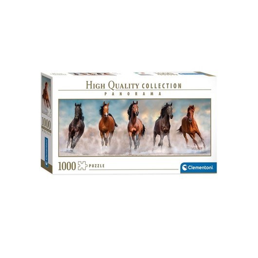 Clementoni 1000 pcs. High Quality Collection Panorama Horses
