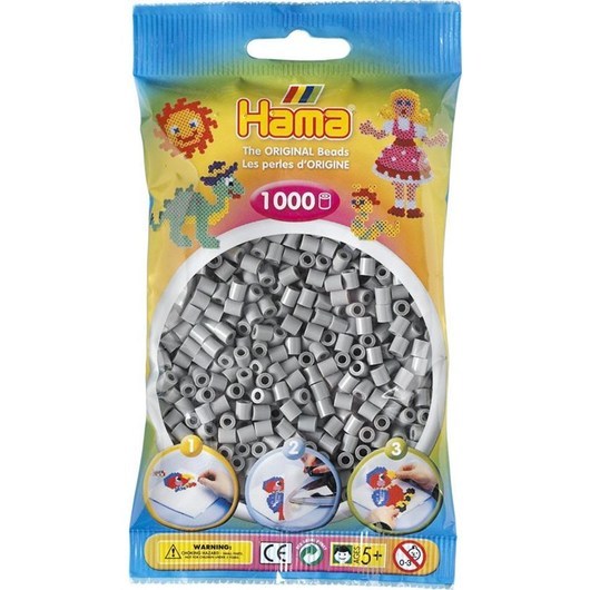 Hama Ironing beads-grey (017) 1000pcs.
