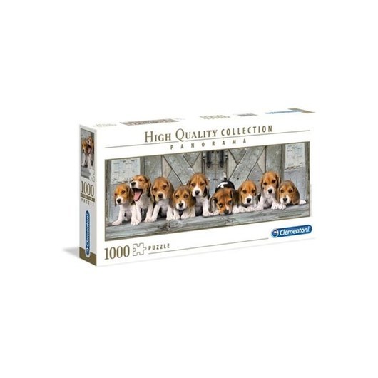 Clementoni 1000 pcs. High Quality Collection Panorama BEAGLES Golv