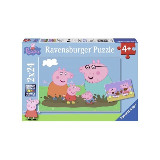 Ravensburger Peppa Pig Happy Family Life 2x24p