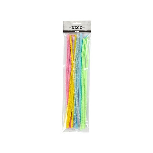 Creativ Company Chenille Thread Pastel colors 24pcs.