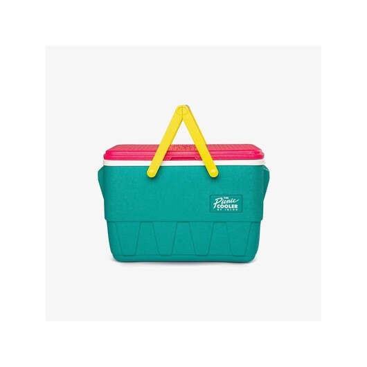 IGLOO Retro Picnic Basket Cooler 23L - Green/Pink