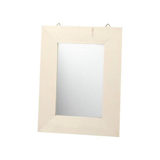 Creativ Company Mirror with Wooden Frame