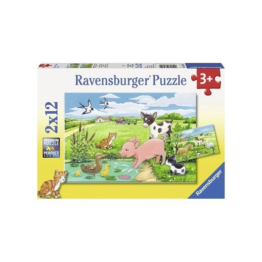 Ravensburger Baby Farm Animals 2x12p