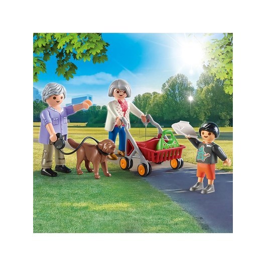 Playmobil City Life - Mor- eller farföräldrar med barnbarn