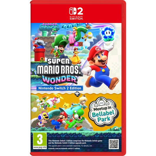 Super Mario Bros. Wonder + Meetup in Bellabel Park - Nintendo Switch 2 - Plattformsspelare