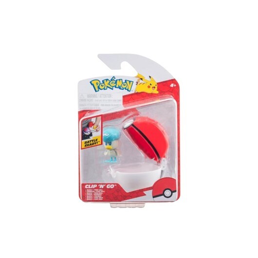 Pokemon CLIP N GO QUAXLY WITH POKE BALL