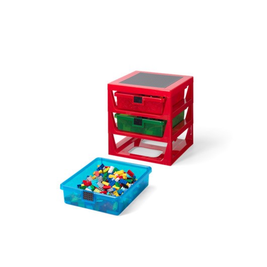 LEGO Lådförvaring, Röd