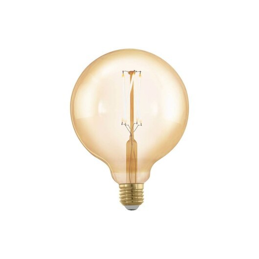 EGLO LED-glödlampa G125 Globe 4.5W/822 400 lumen amber 3-step dimmable E27