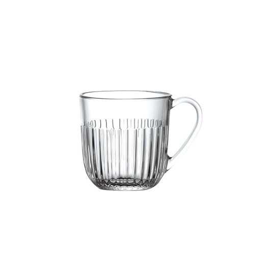 La Rochére Ouessant Transparent Mug Glass Set 6pcs