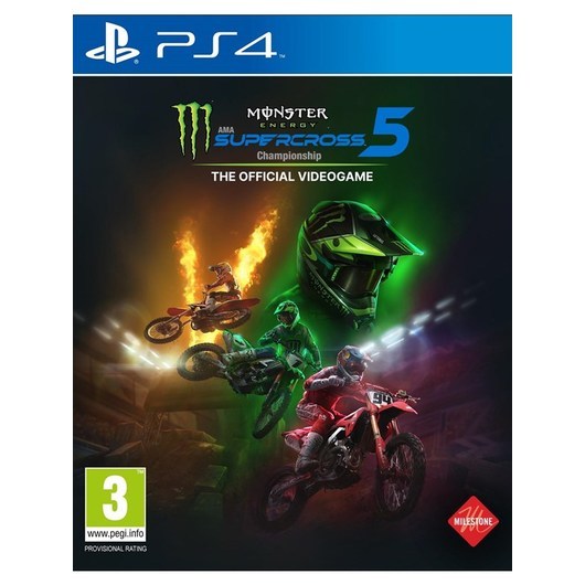 Monster Energy Supercross 5: The Official Videogame - Sony PlayStation 4 - Racing