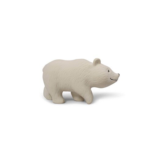 Filibabba Teather in natural rubber - Polly the polar bear