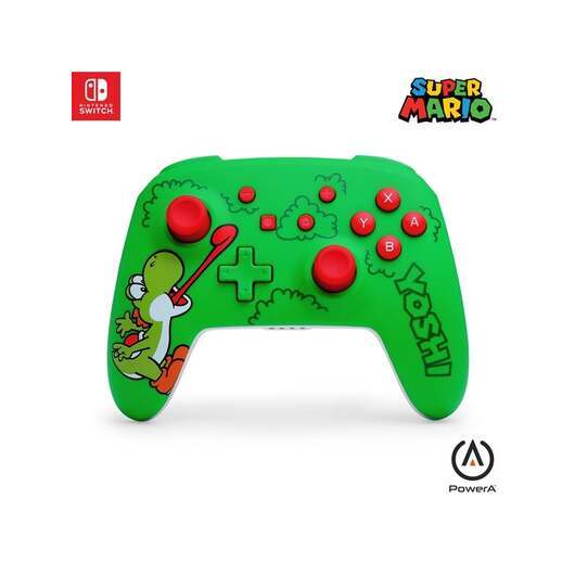PowerA trådlös handkontroll för Nintendo Switch - Hungriga Yoshi