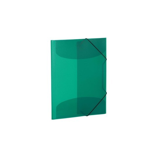 HERMA Elasticated folder A4 PP translucent dark green