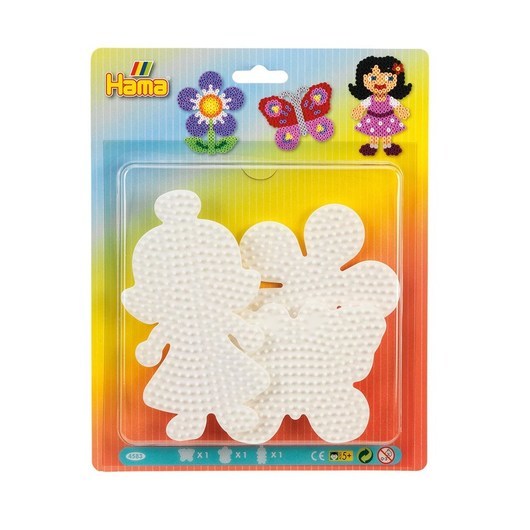 Hama Ironing Beads Pegboards - Butterfly Flower Girl