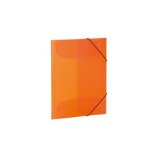 HERMA Elasticated folder A4 PP translucent orange