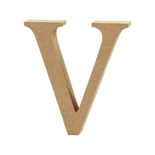 Creativ Company Letter V MDF 8cm 1pc.