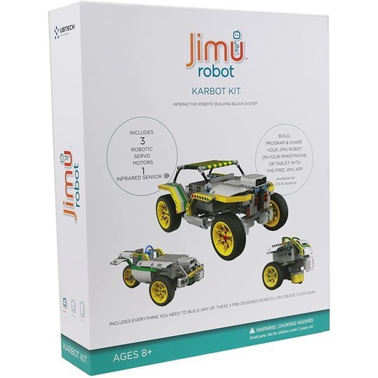 UBTECH Jimu Karbot Kit - Interactive Intelligent Robotic Building Block System
