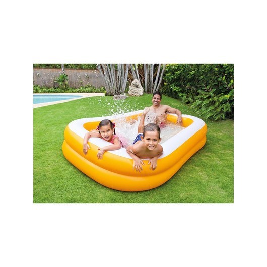 Intex Familjepool Mandarin Swim Center Family Pool 229x147x46cm (600L) (från 3 år)