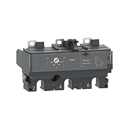 Schneider Electric Current relay TM160D for ComPacT NSX 160/250 circuit breakers bimetal/electromagnetic rated current 160