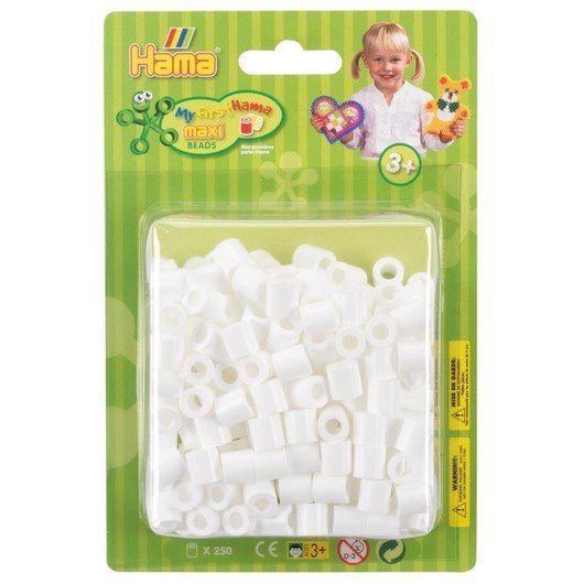 Hama Ironing beads Maxi-white record 250pcs.