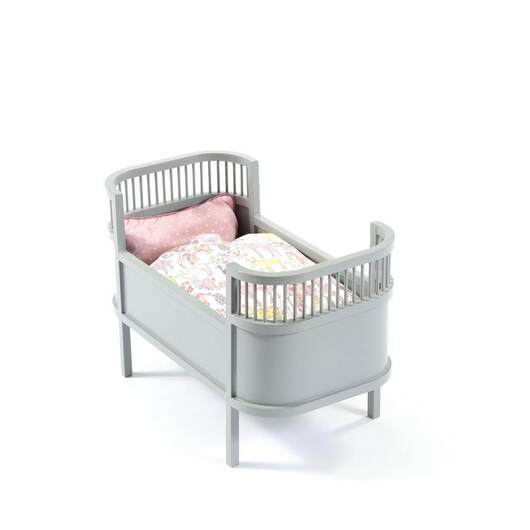 Smallstuff  Doll Bed - Grey