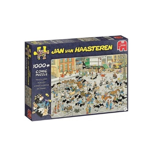 Jumbo Puzzle Jan van Haasteren - Cattlemarket (1000 piec