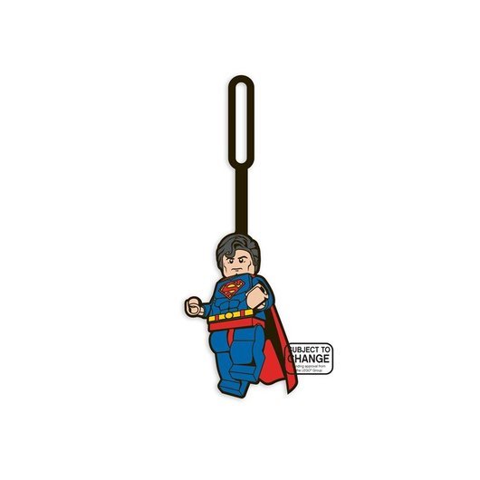 Euromic LEGO DC Bag Tag.SUPERMAN packed on printed card