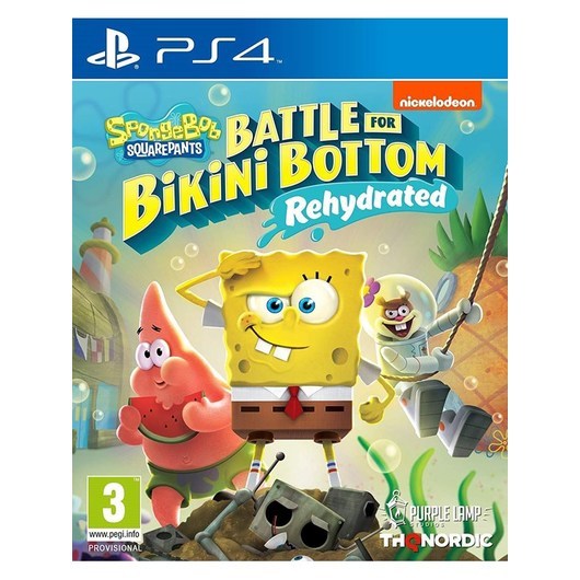 Spongebob SquarePants: Battle for Bikini Bottom - Rehydrated - Sony PlayStation 4 - Plattformsspelare