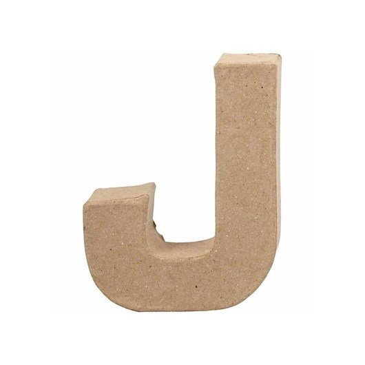 Creativ Company Letter Papier-mache Small - J