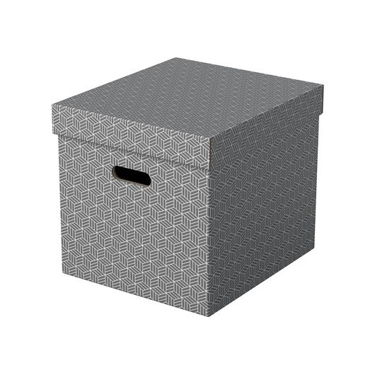 Esselte Hemförvaringsbox Large, 3-pack, grå