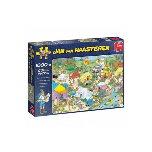 Jumbo Puzzle Jan van Haasteren - Camping in the Forest (