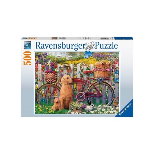 Ravensburger Cute Dogs In The Garden 500p