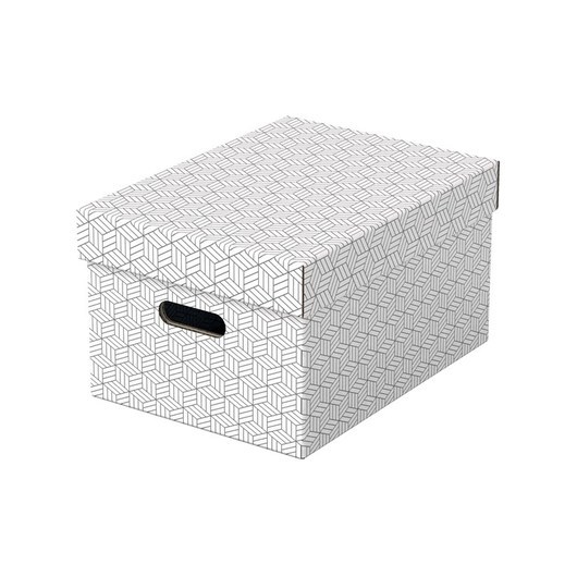 Esselte Hemförvaringsbox Medium, 3-pack, vit