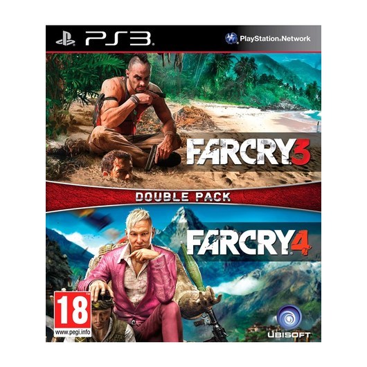 Far Cry 3 + Far Cry 4 - Double Pack - Sony PlayStation 3 - Samling