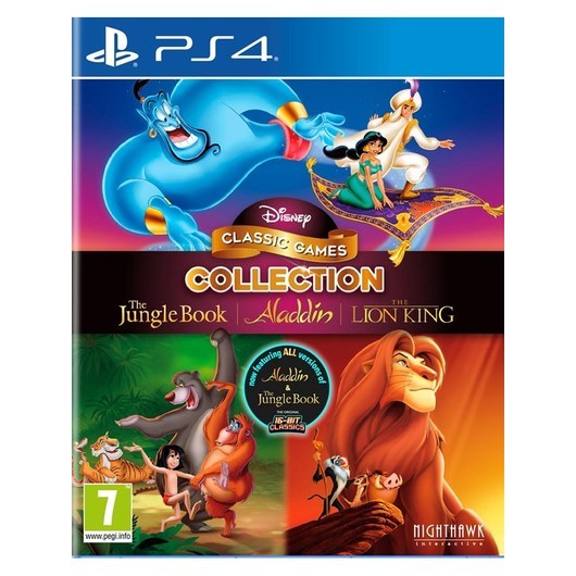 Disney Classic Games Collection: Aladdin The Lion King and The Jungle Book - Sony PlayStation 4 - Plattformsspelare