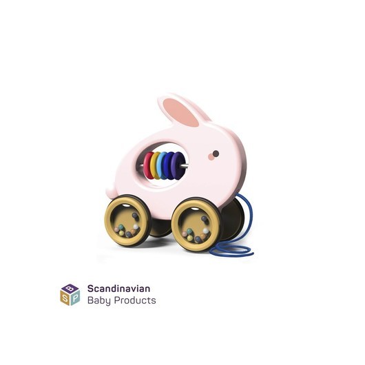 Scandinavian Baby Products Pull Along Rabbit