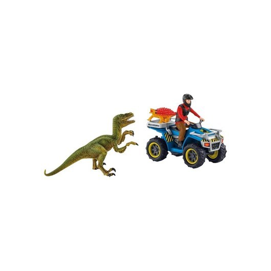 Schleich Quad escape from Velociraptor