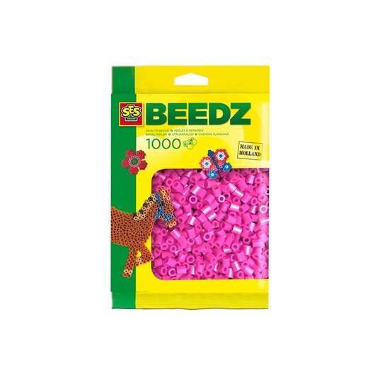 SES Iron-on Beads - Neon Pink 1000pcs.