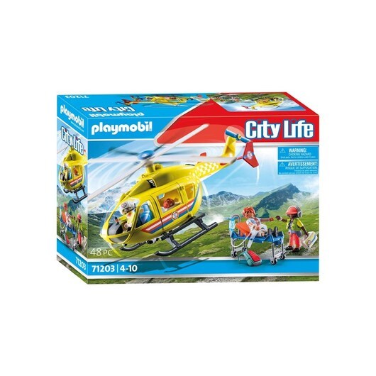 Playmobil City Life - Räddningshelikopter