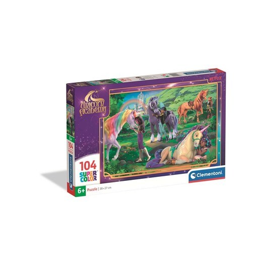Clementoni Puzzle Unicorn Academy - 104 pcs. Golv