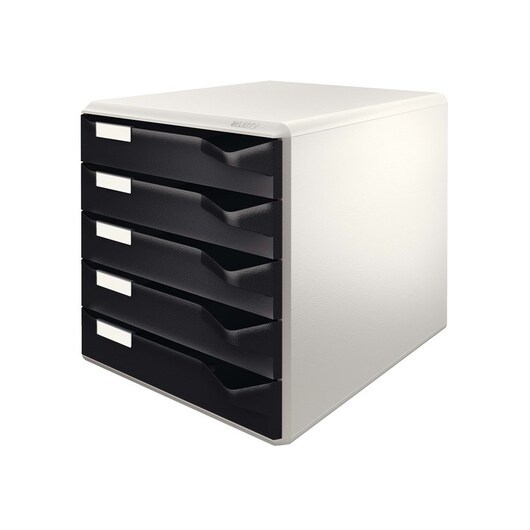 Leitz Blankettbox med 5-lådor A4 Svart